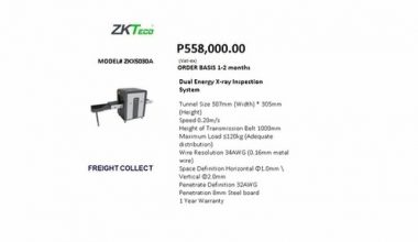 ZKTECO ZKX5030A