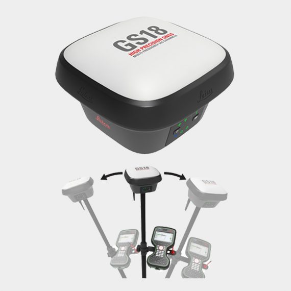 LEICA GS18 T  Base y Rover 3