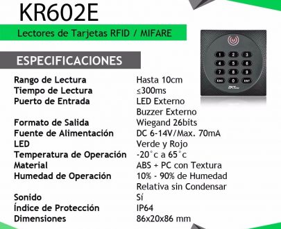 ZKTECO KR602E
