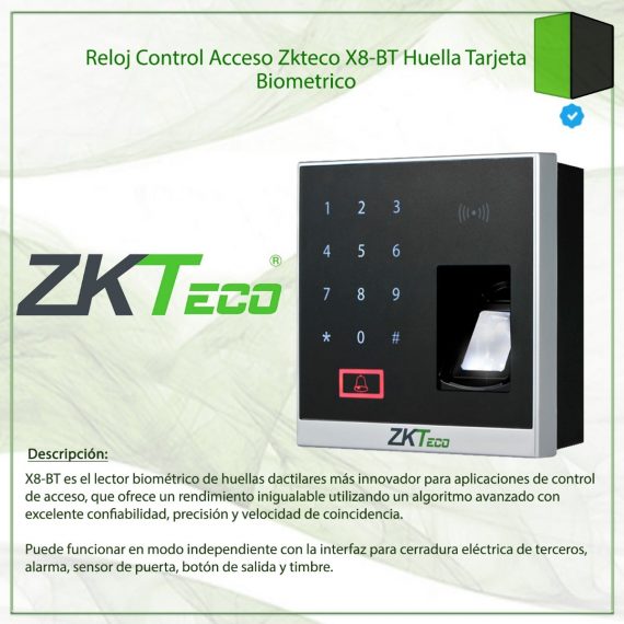 ZKTECO X8-BT-KIT 4