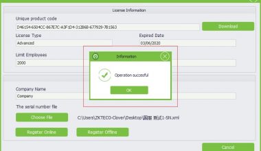 ZKTECO ZK-TIME.NET3.0-1000