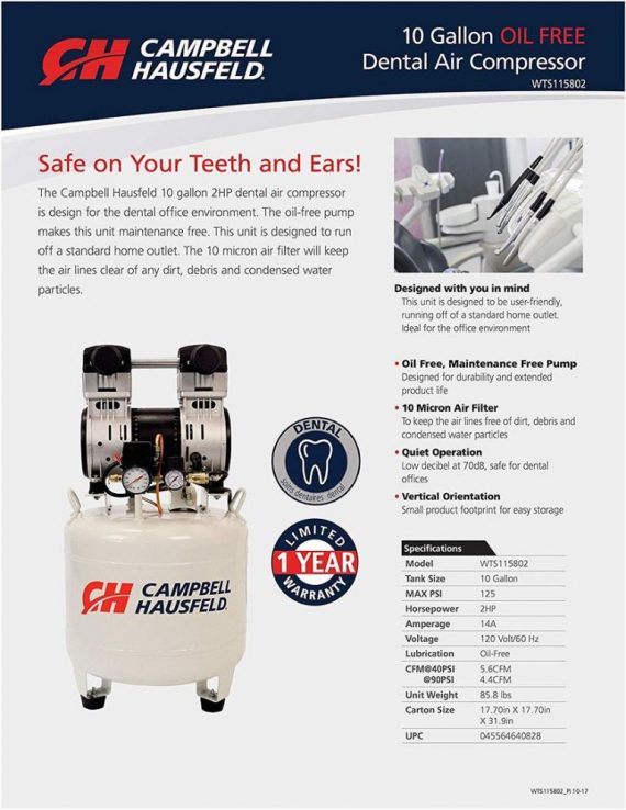 CAMPBELL HAUSFELD DC100500DI 4